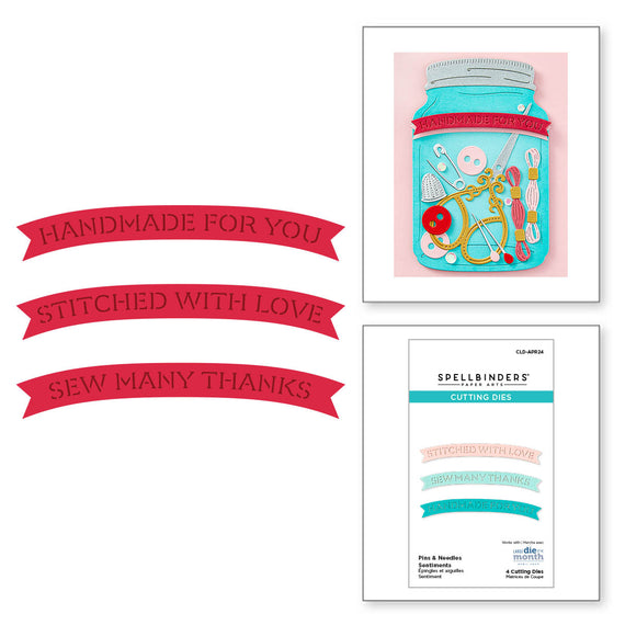 Deluxe Caboodle Bonus - Pins & Needles Sentiments - April 2024