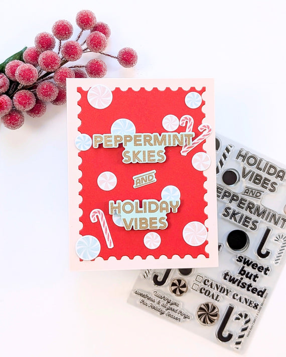 A Little Merri-Mint Clear Stamp Set