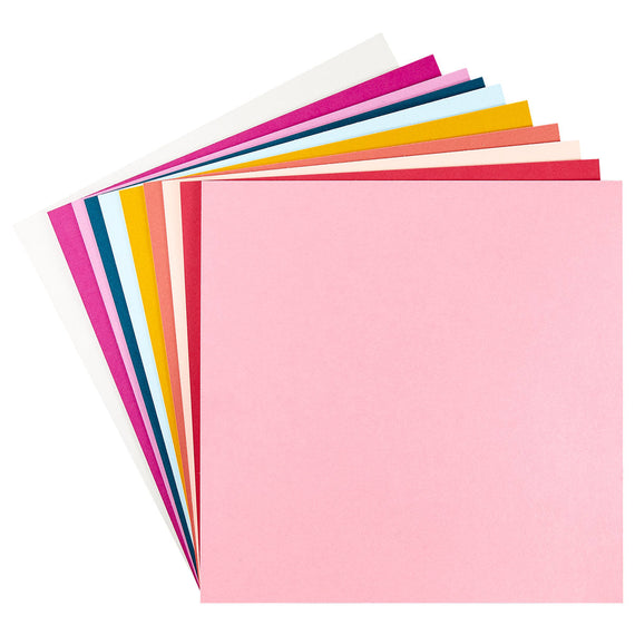 Beautifully Imperfect ColorWheel Cardstock 12 x 12" - 10 Sheets