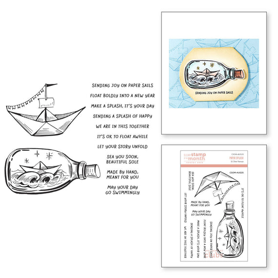 Paper Splash - Clear Stamp of the Month