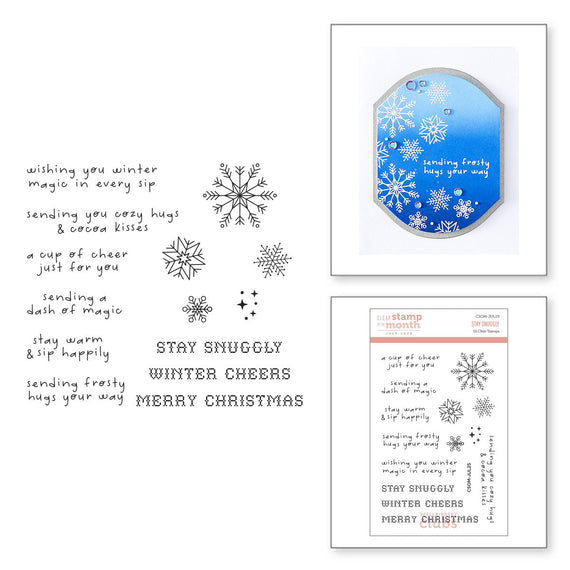 Stay Snuggly - Clear Stamp of the Month