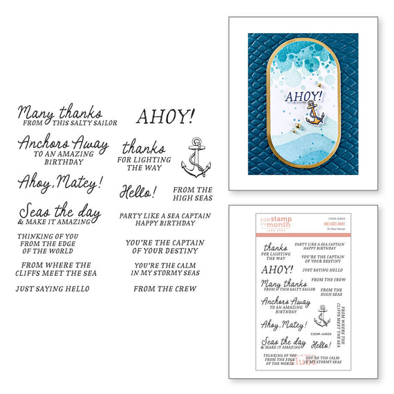 Anchors Away - Clear Stamp of the Month