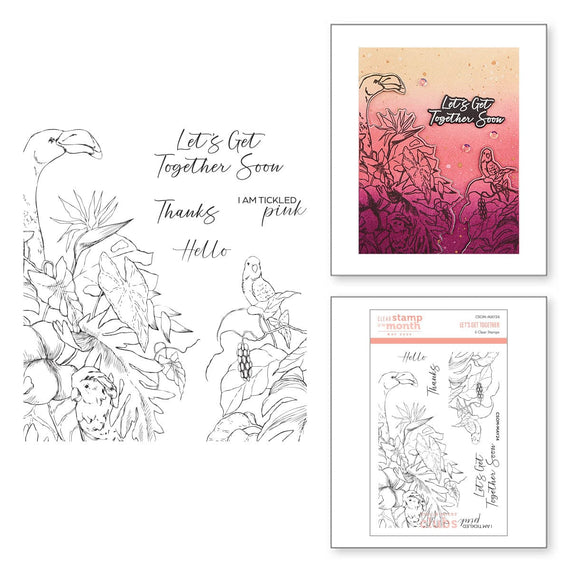 Let's Get Together - Clear Stamp of the Month