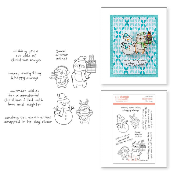 Holiday Besties - Clear Stamp of the Month