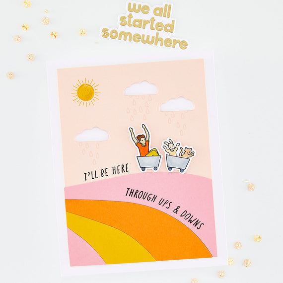 We All Started Somewhere Stamp & Cut Set