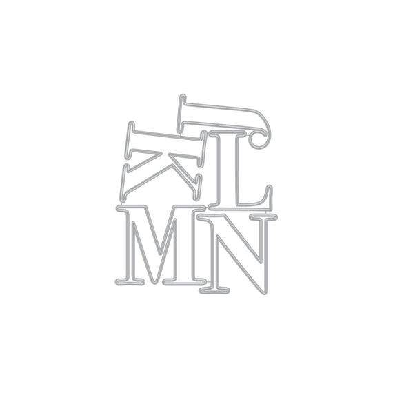 Hero Arts Letter J-N Fancy Dies