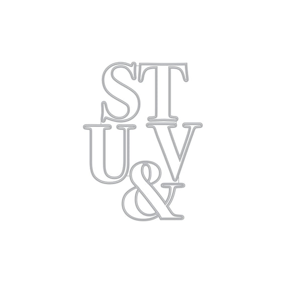 Hero Arts Letter S-V Fancy Dies