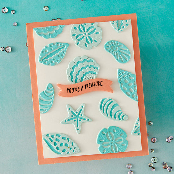 Sophisticated Shells Etched Die Set