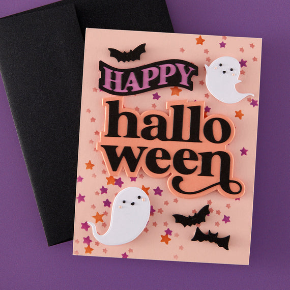 Happy Halloween Etched Dies