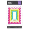 Set of colorful die-cut frames on a white background with 'Hero Arts' branding.