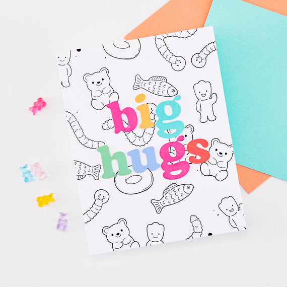 Let's Stick Together Stamp & Cut by Carly Tee