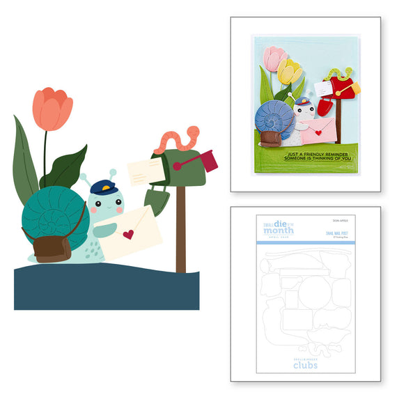 Snail Mail Post -  Small Die of the Month