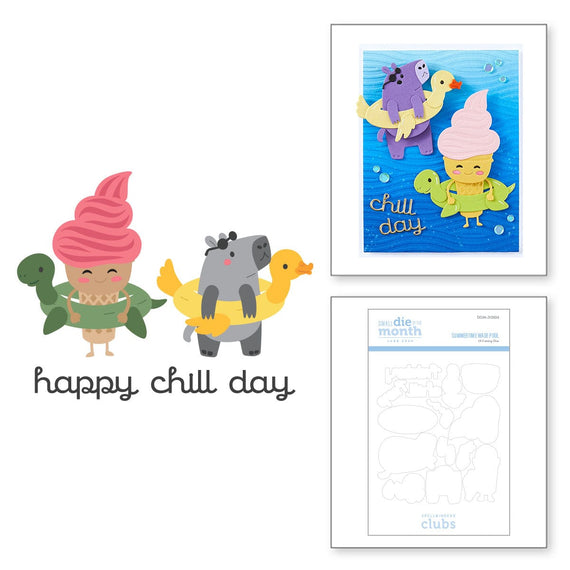 Summertime Wade Pool - Small Die of the Month