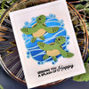 Mahalo Sea Turtle Small Die of the Month - card project 13