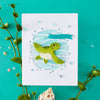 Mahalo Sea Turtle Small Die of the Month - card project 2