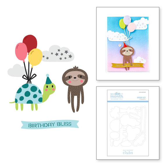 Birthday Bliss - Small Die of the Month