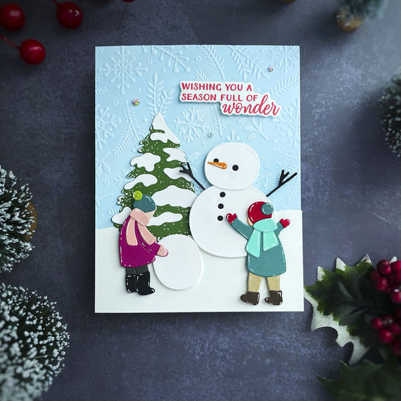 Snow Day Friends - Small Die of the Month