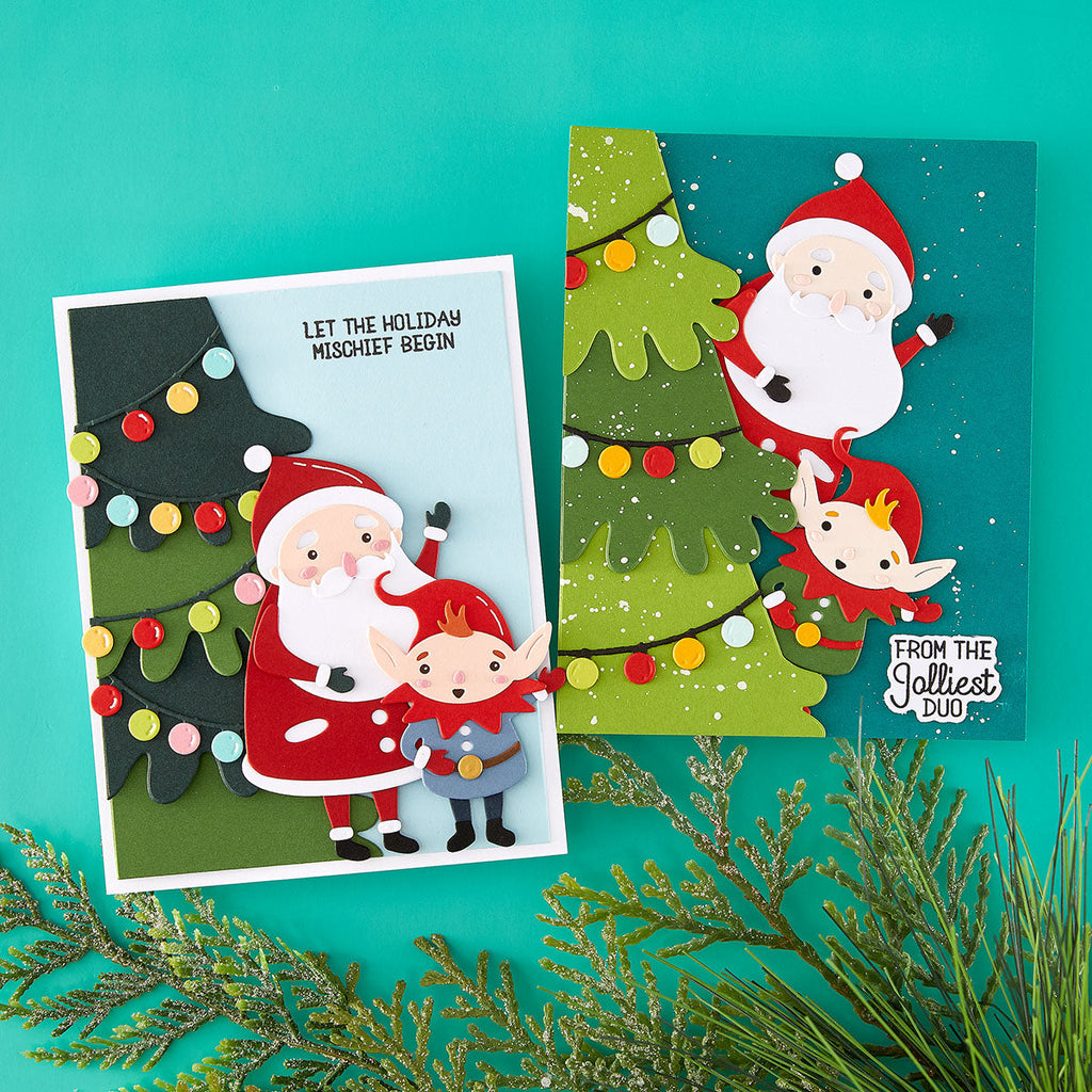 Merry Shuffle Large Die of the Month - card project 5