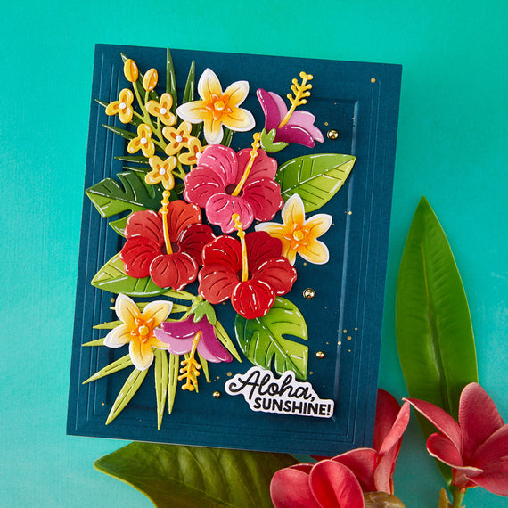 Tropical Blooms - Large Die of the Month