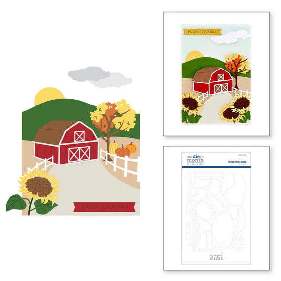Picture Perfect Autumn - Large Die of the Month