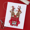 Sweater Weather Friend Stitching Die of the Month - finished card project
