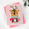 Sweater Weather Friend Stitching Die of the Month - card project 8