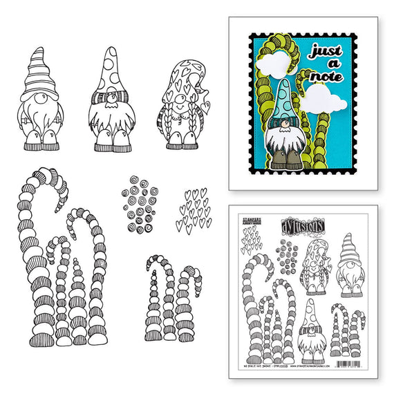 Royal Acme No Place Like Gnome Cling Stamps by Dyan Reaveley