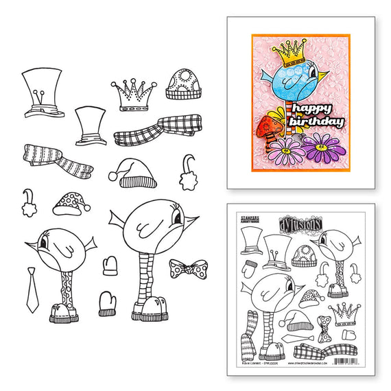 Royal Acme Robin Couture Cling Stamps by Dyan Reaveley