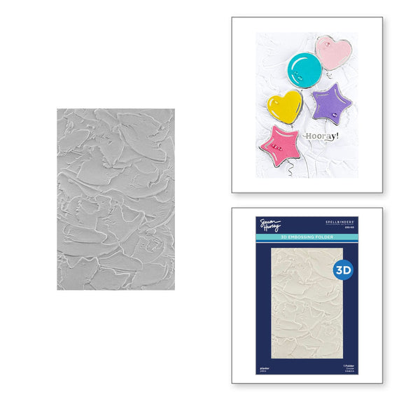 Plaster 3D Embossing Folder by Simon Hurley