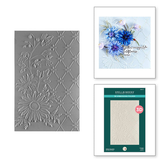 Wildly Beautiful 3D Embossing Folder by Susan Tierney-Cockburn