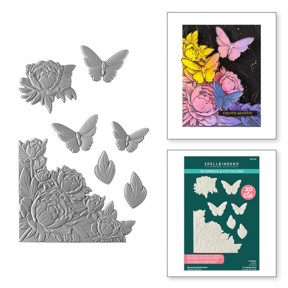 Blooming Butterflies 3D Emboss & Cut Folder