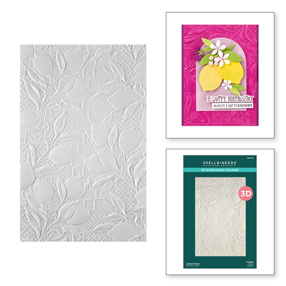 Lemon Fresco 3D Embossing Folder