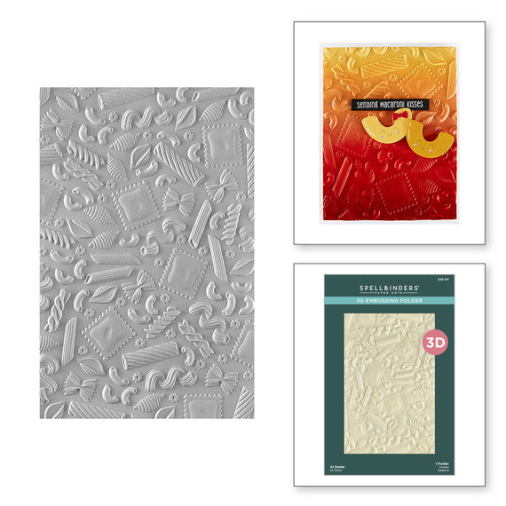 Al Dente 3D Embossing Folder