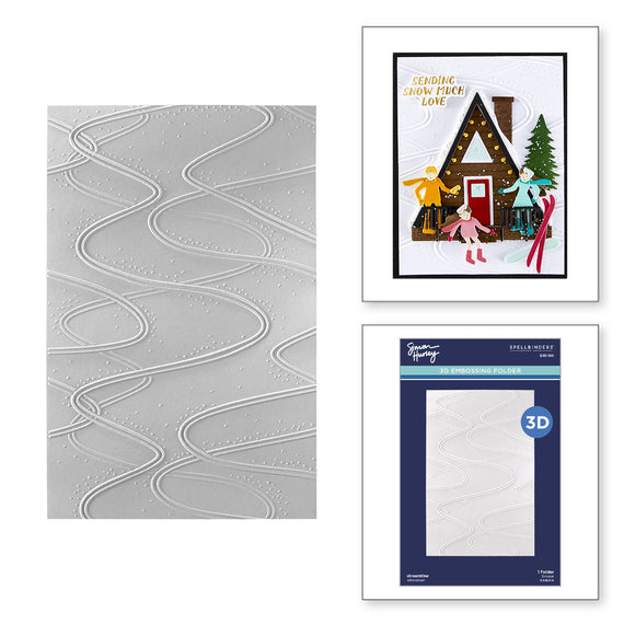 Streamline 3D Embossing Folder by Simon Hurley