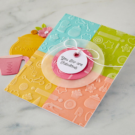 Confection Companions 3D Embossing Folder by Tina Smith