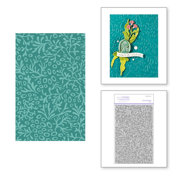 Coral Impression - Embossing Folder of the Month