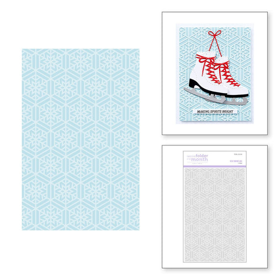 Hexi Snowflake  - Embossing Folder of the Month