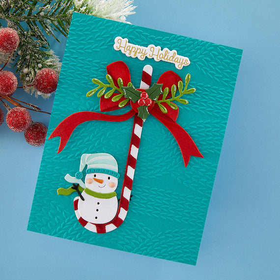 Snuggly Knit - Embossing Folder of the Month