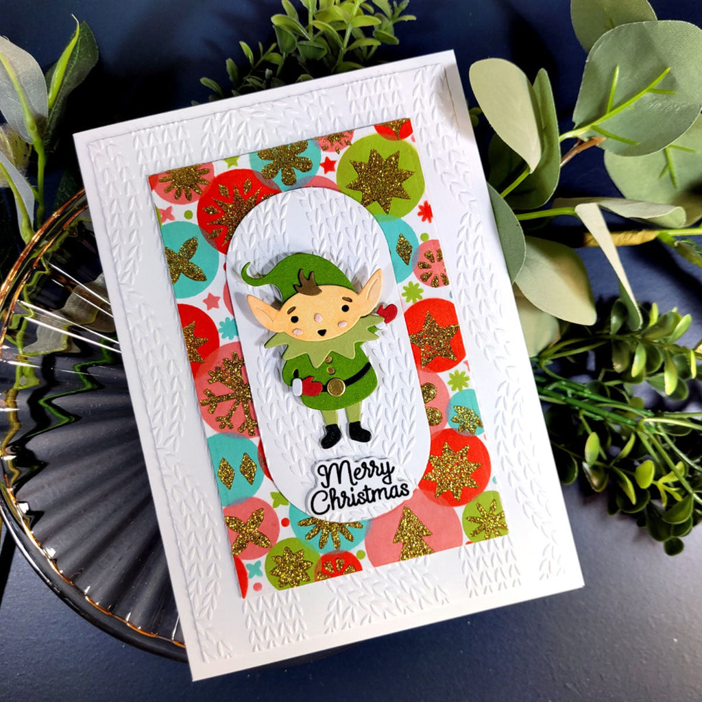 Snuggly Knit Embossing Folder of the Month - card project 5