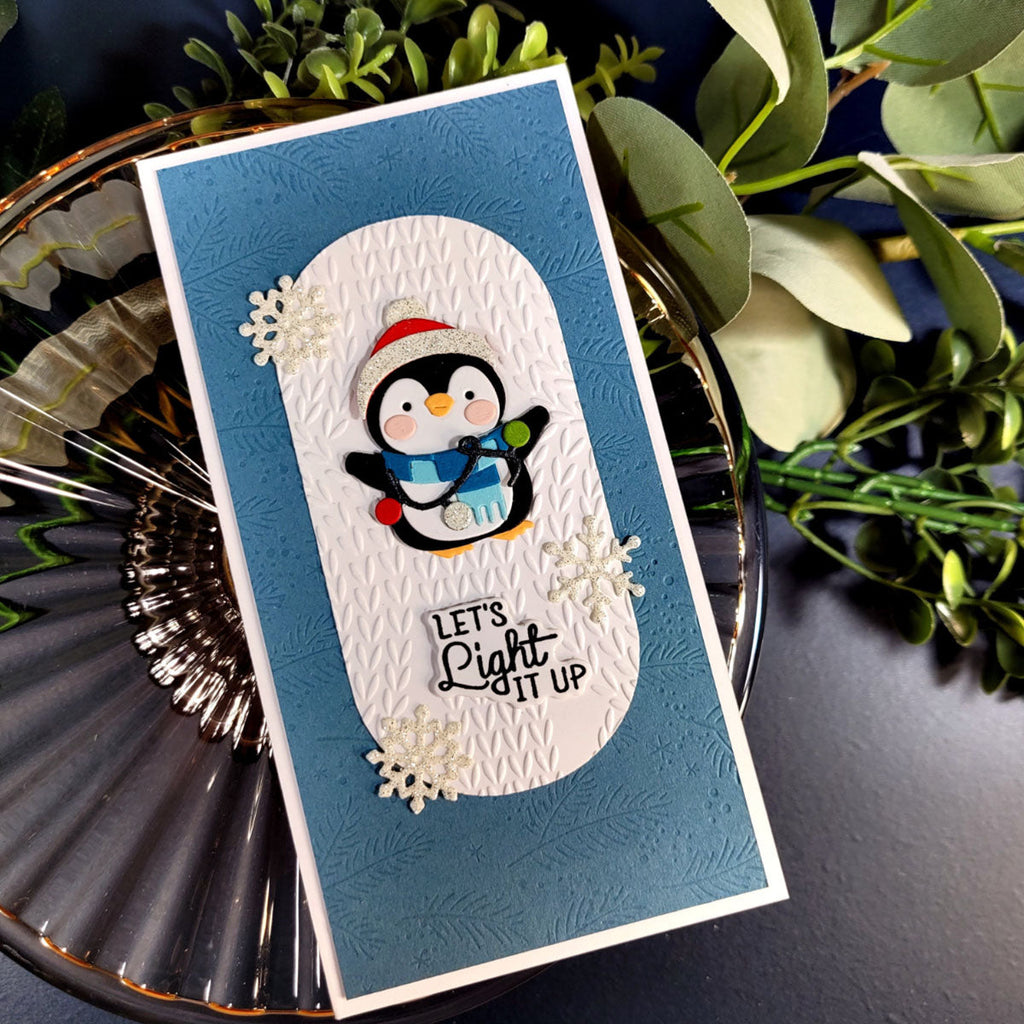 Snuggly Knit Embossing Folder of the Month - card project 8