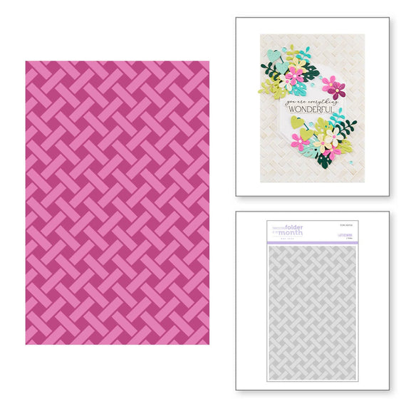 Latticework - Embossing Folder of the Month