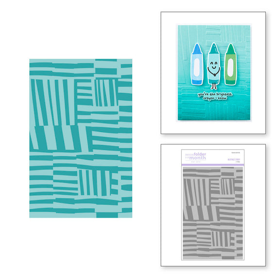 Abstract Study -  Embossing Folder of the Month