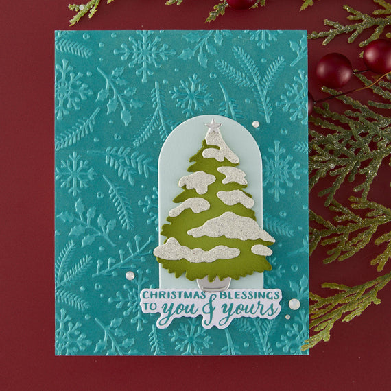 Holiday Flurry - Embossing Folder of the Month