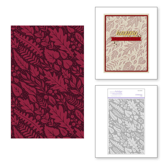 Autumn Breeze - Embossing Folder of the Month