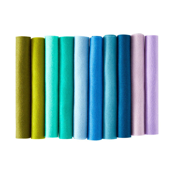 Merino Wool Felt Sheets - Cool Collection