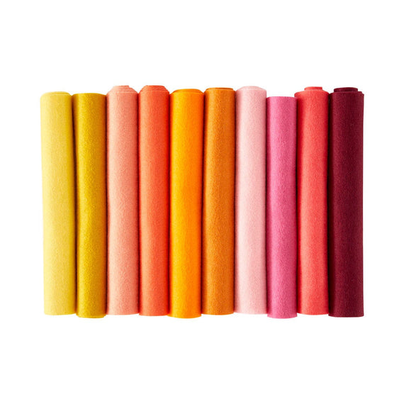 Merino Wool Felt Sheets - Warm Collection