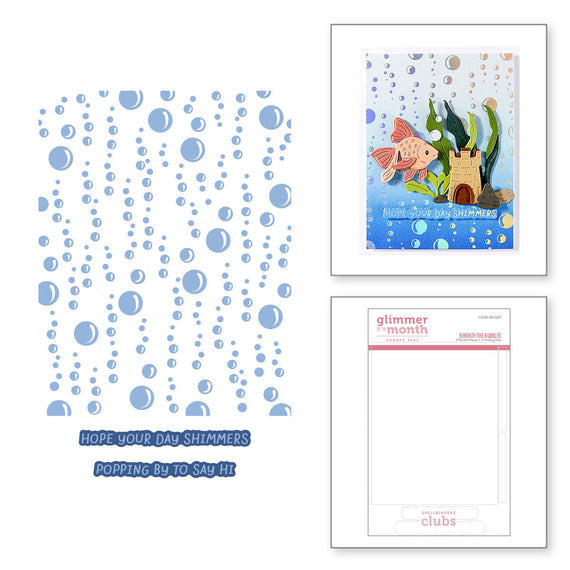 Beneath the Bubbles - Glimmer Hot Foil Kit of the Month (Plates & Die Only)