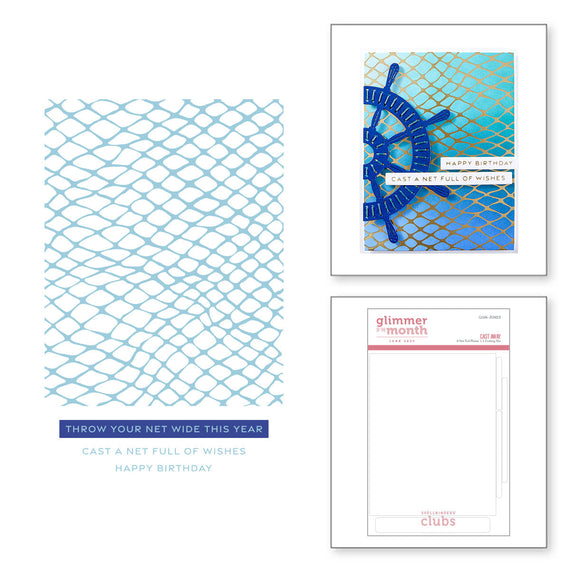 Cast Away - Glimmer Hot Foil Kit of the Month (Plates & Die Only)