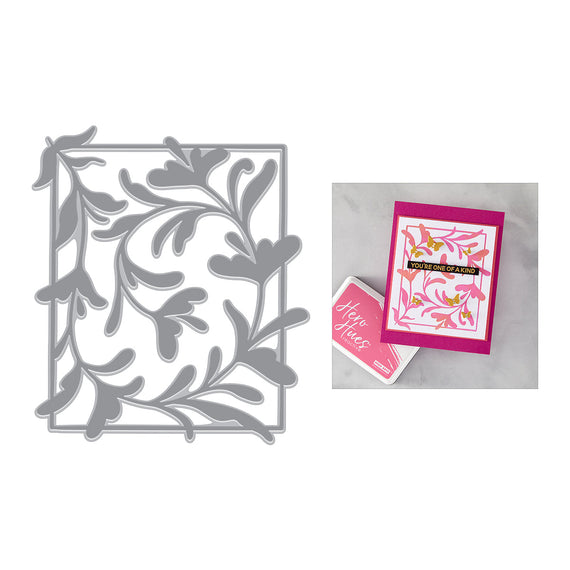 Hero Arts - Decorative Floral Letterpress + Foil Plate