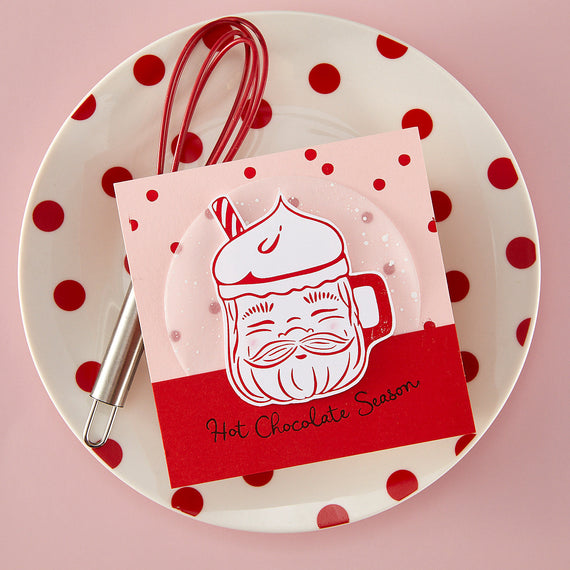 Cup of Cheer Letterpress + Foil Plates